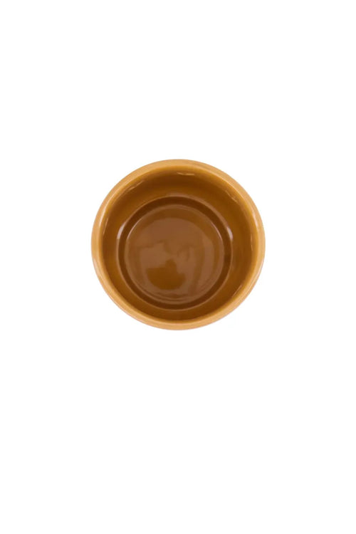 Theelichthouder - hartjes caramel