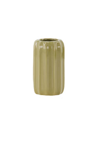 Mini vaasje - ribbel groen
