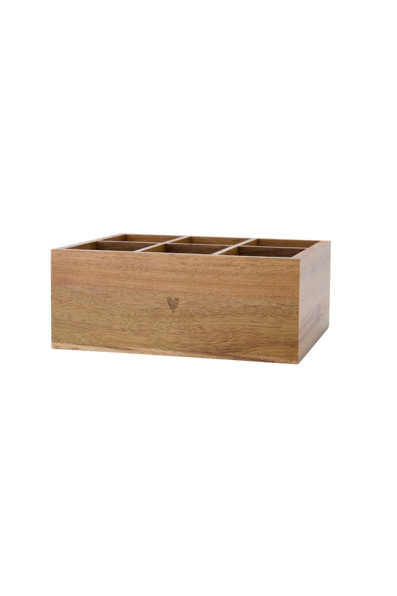 Theebox - hout hart