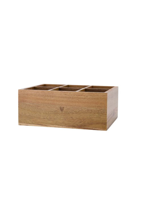 Theebox - hout hart