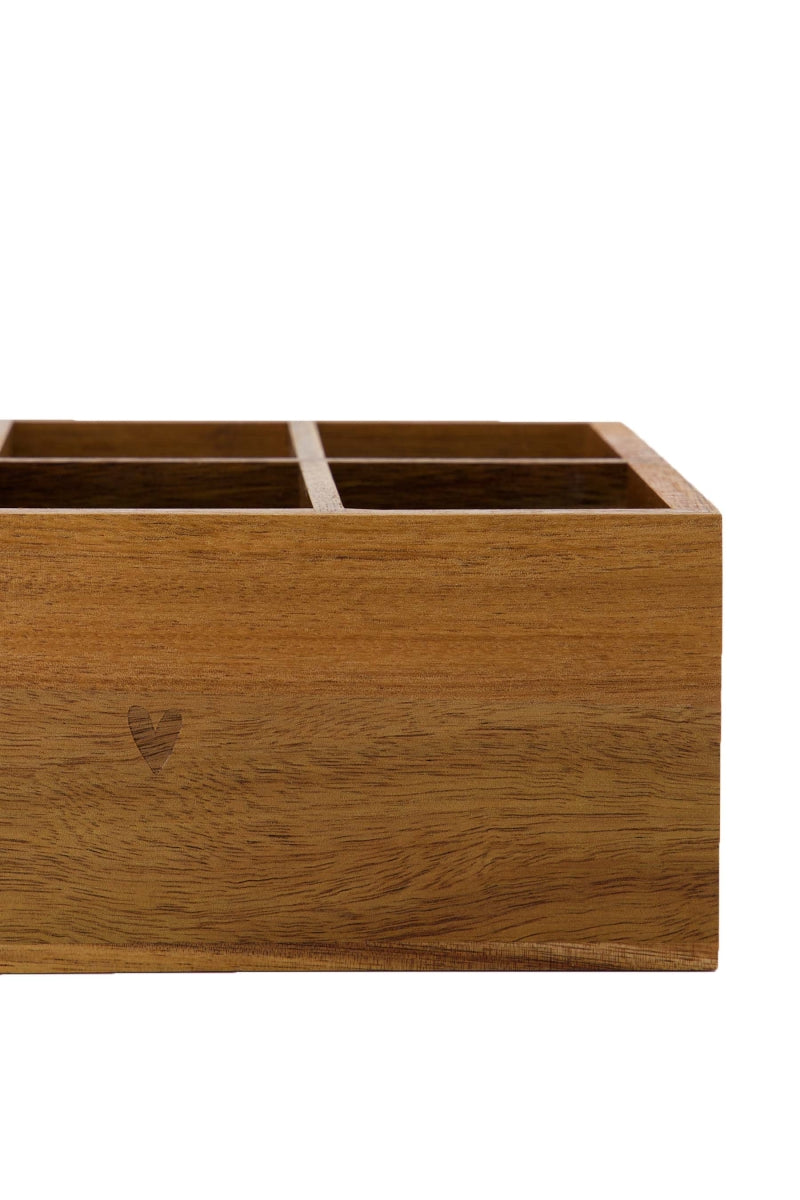 Theebox - hout hart
