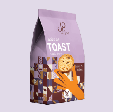 Brioche toast met vijg & dadel - 100 g
