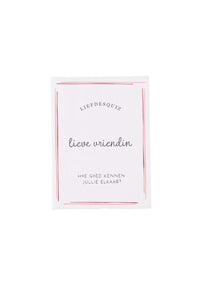 Vriendenquiz - Lieve vriendin