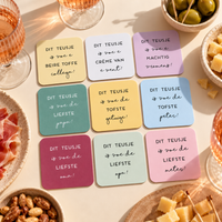 Onderzetter - Dit teusje is voe de tofste peter