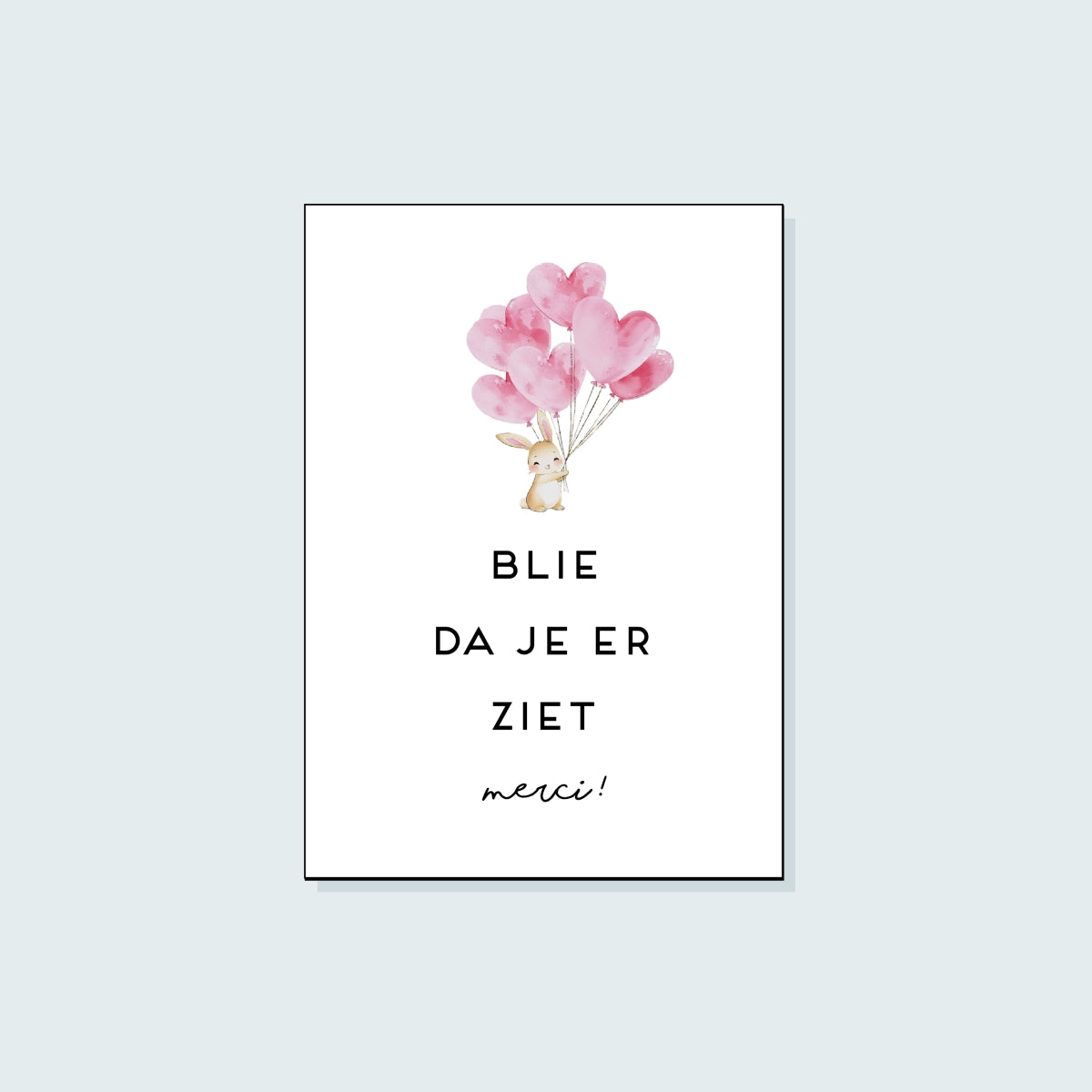 Blie da je er ziet, merci!