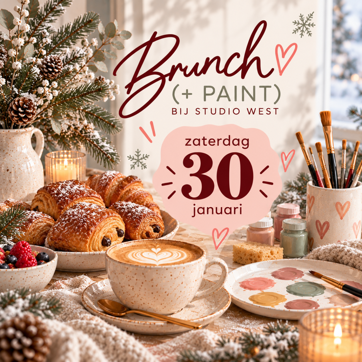 Brunch (& Paint) - zaterdag 30/01/2027