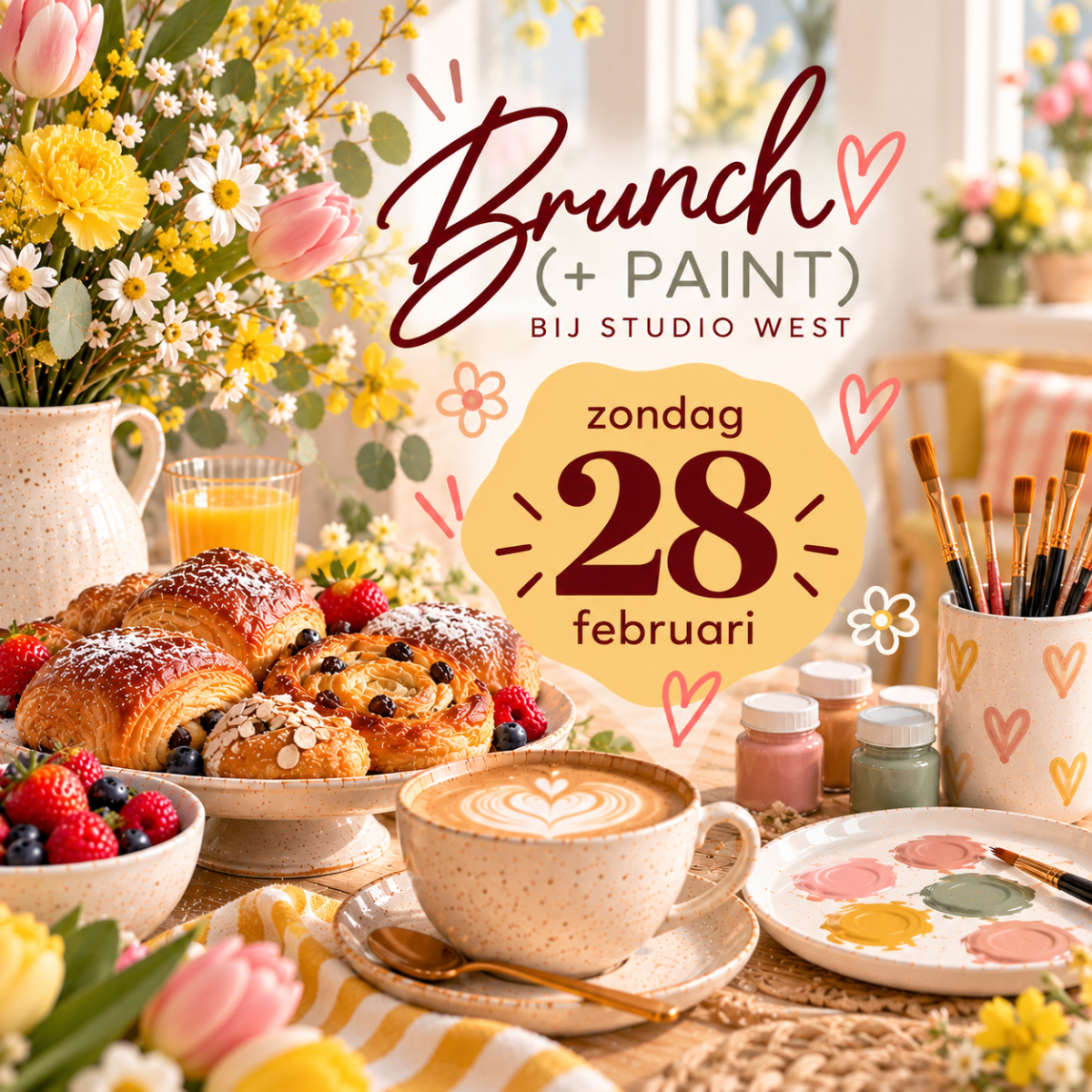 Brunch (& Paint) - zondag 28/02/2027