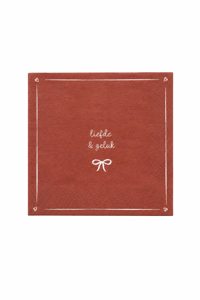 Servetten - Liefde & geluk