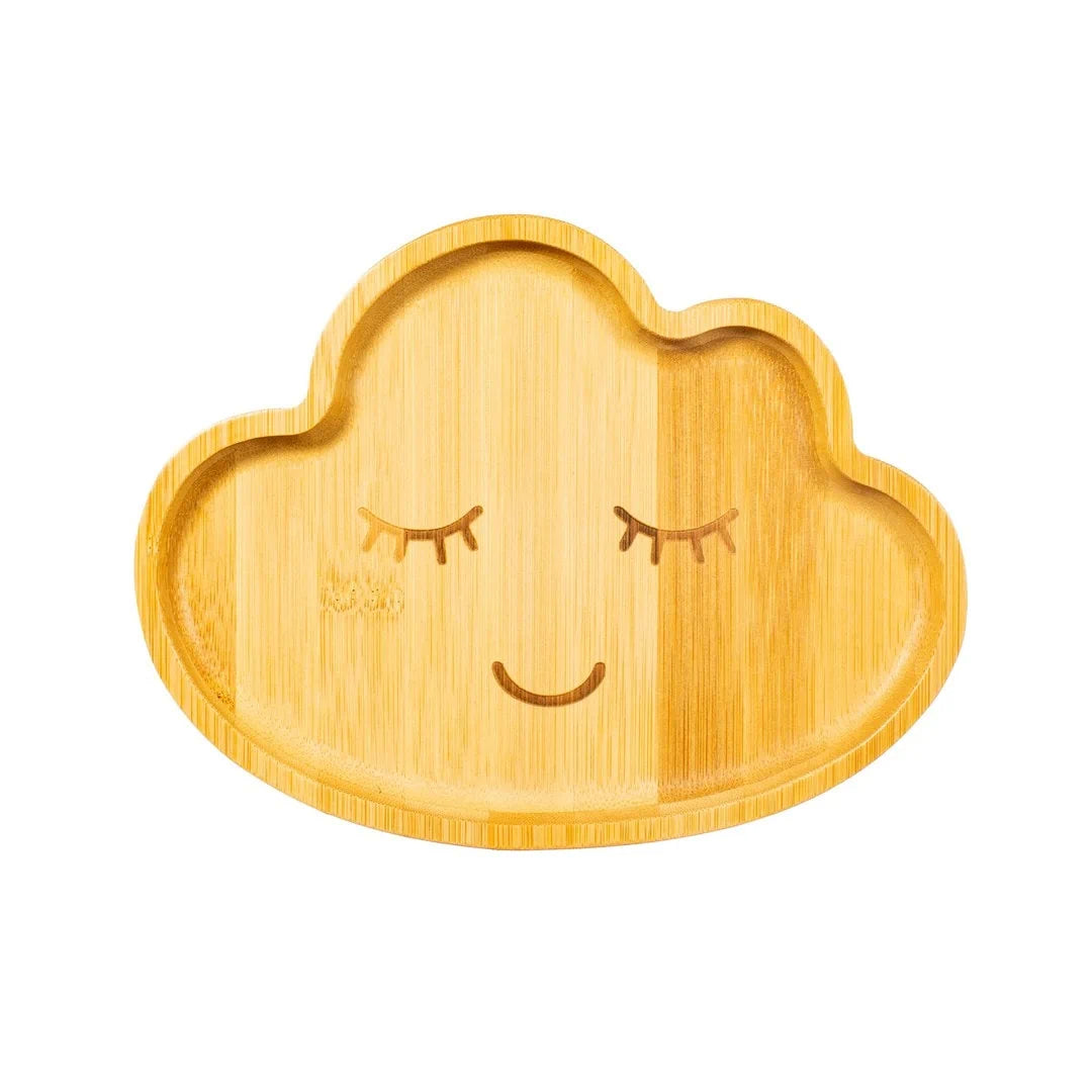 Houten bordje wolk