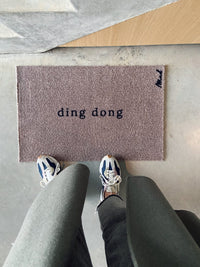 Vloermat 'ding dong' (Anna)