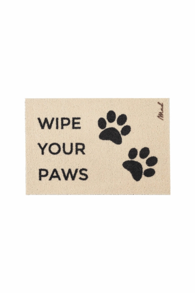 Vloermat 'wipe your paws' (Cas)