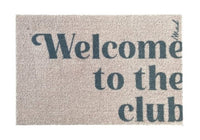 Vloermat 'welcome to the club' (Nia)