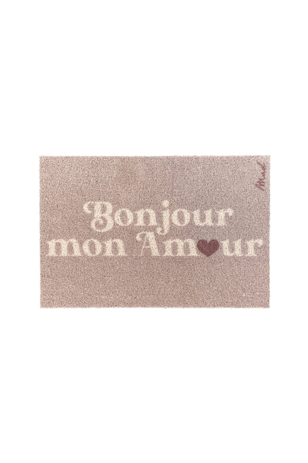 Vloermat 'bonjour mon amour' (Nellie)