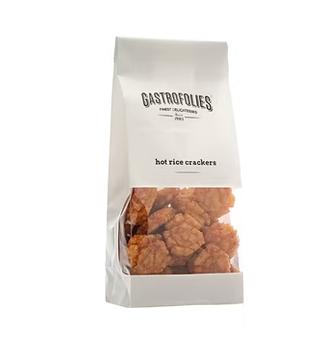 Hot rice crackers